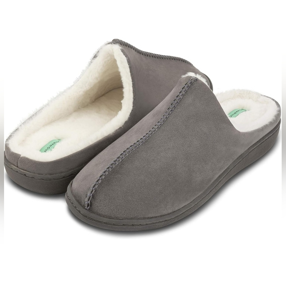 Mio Marino Men's Cuddles Memory Foam House Slippers Size 11-12